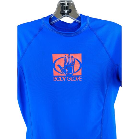 Body Glove Juniors Short Arm Fitted Rashguard, Male. Junior, Royal Blue, 14 - Picture 2 of 11